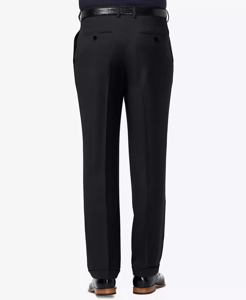 white christmas dresses Haggar Premium Comfort Dress Pants, Pleated Front in Dark Chocolate main image 1