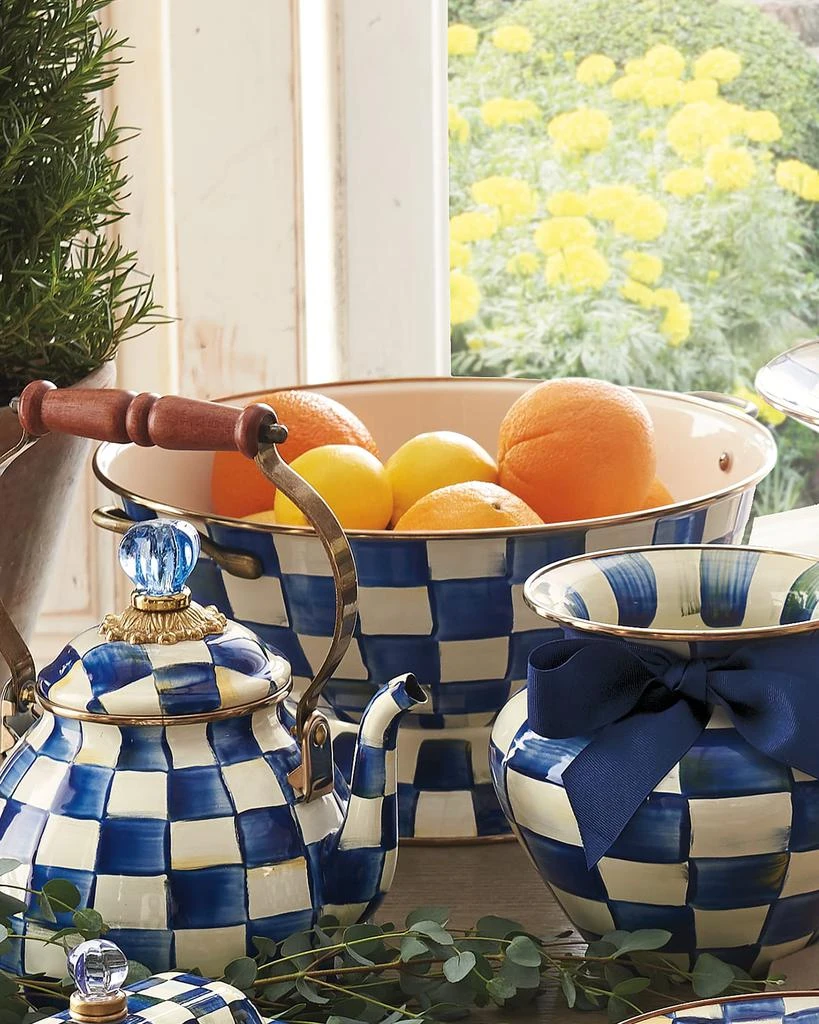 MacKenzie-Childs Royal Check Everything Bowl 2