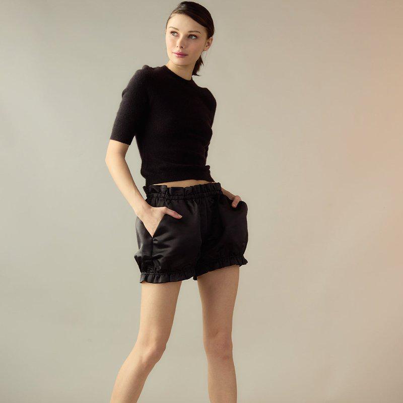Cynthia Rowley Sleek Satin Bloomer Short