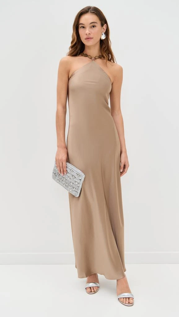 staud cadence dress brown Staud Cadence Dress Dune main image 0