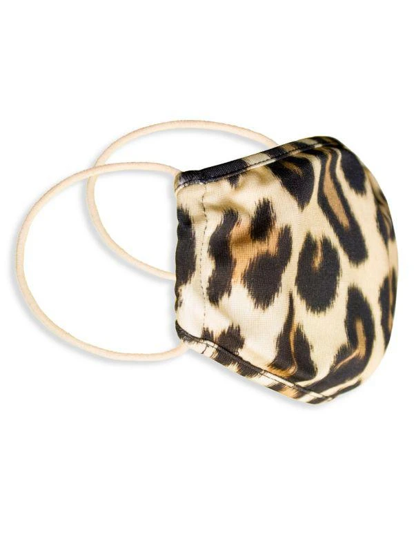 Alice + Olivia Leopard Print Face Mask 2