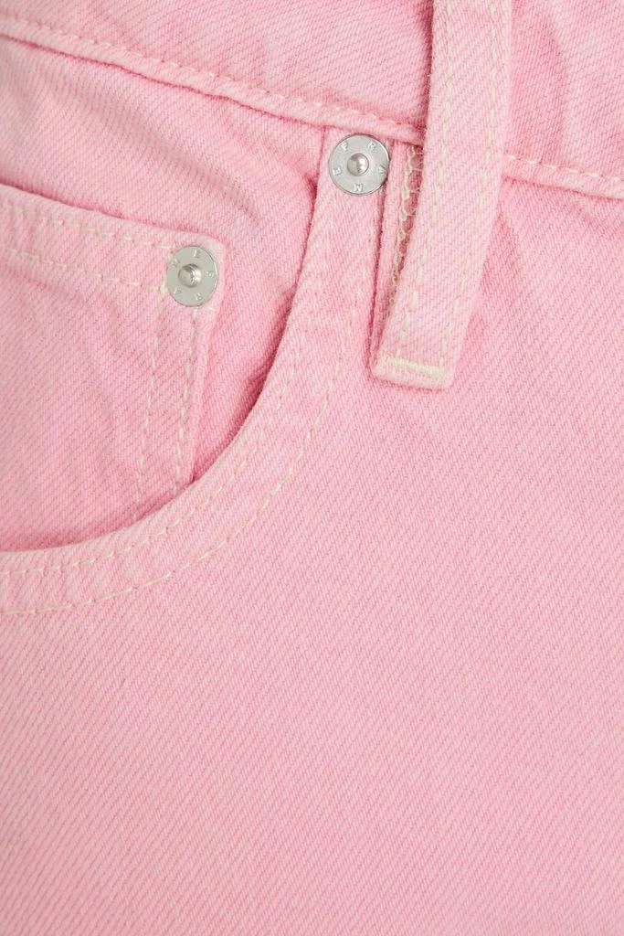 FRAME High-rise barrel-leg jeans 4