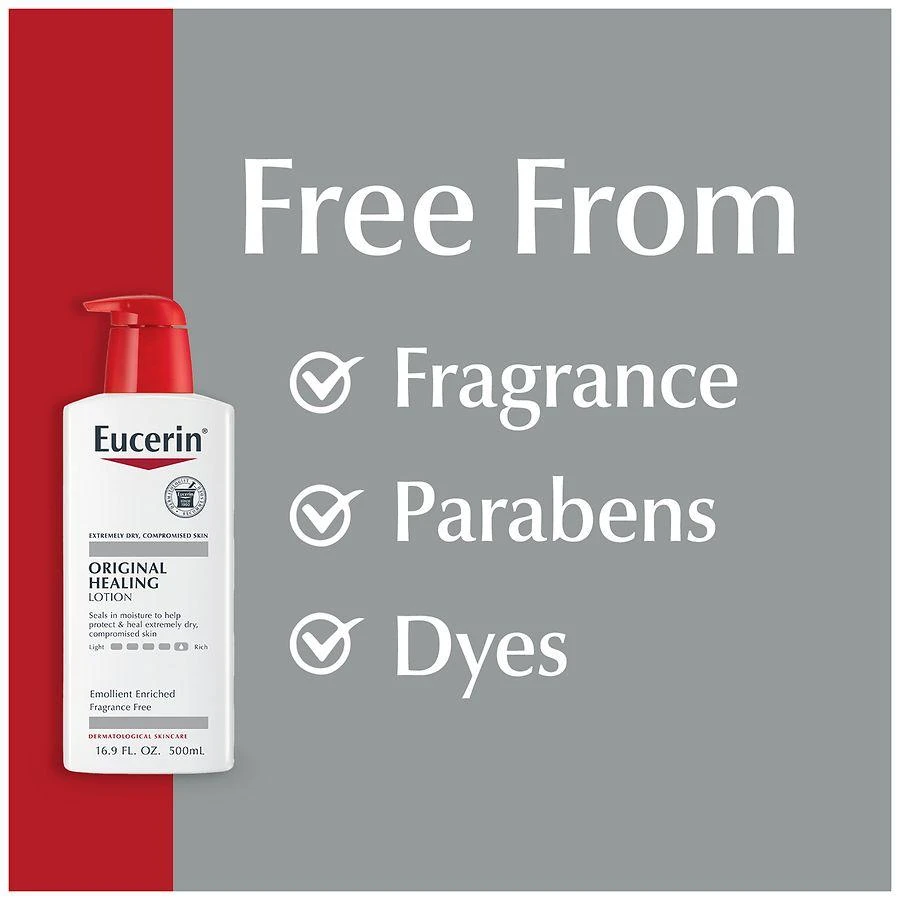 Eucerin Original Healing Rich Lotion Fragrance Free 6