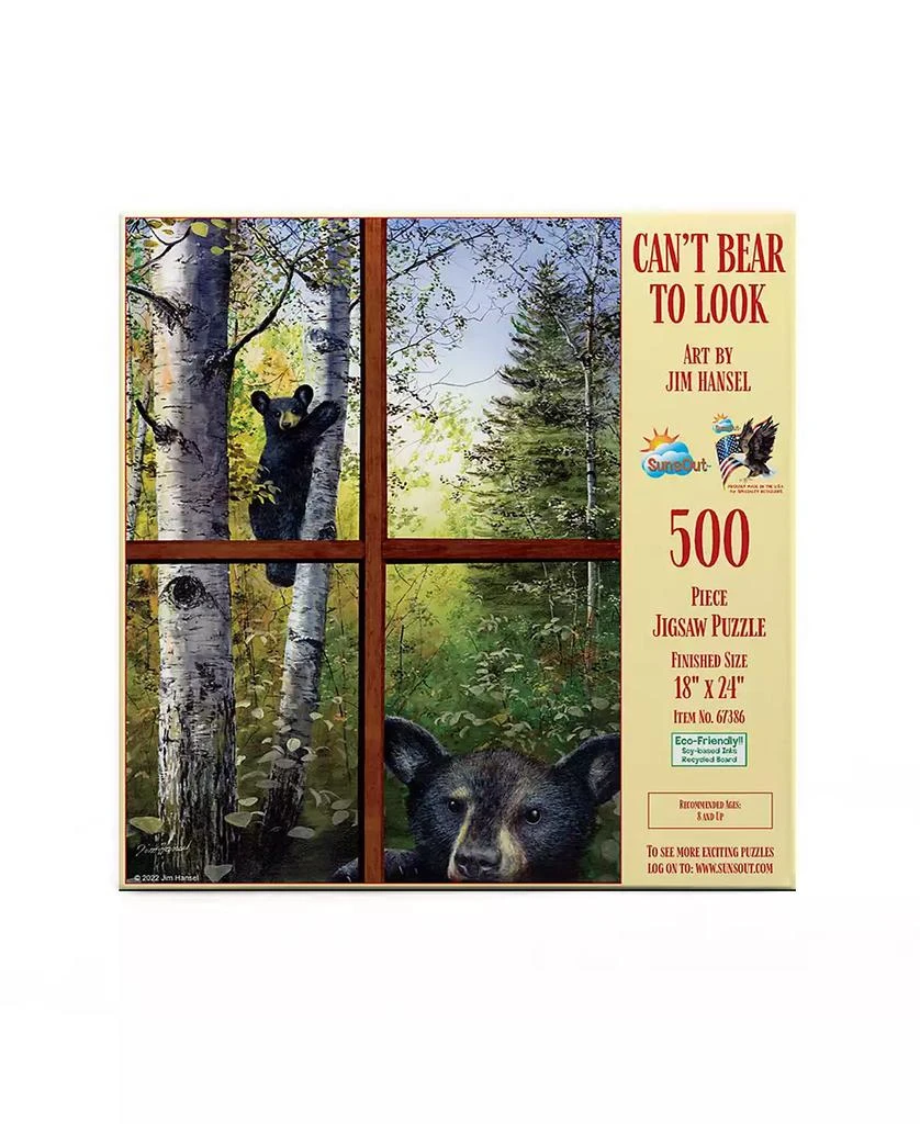 SunsOut Can
t Bear to Look 500 piece Jigsaw Puzzle for Adults 3