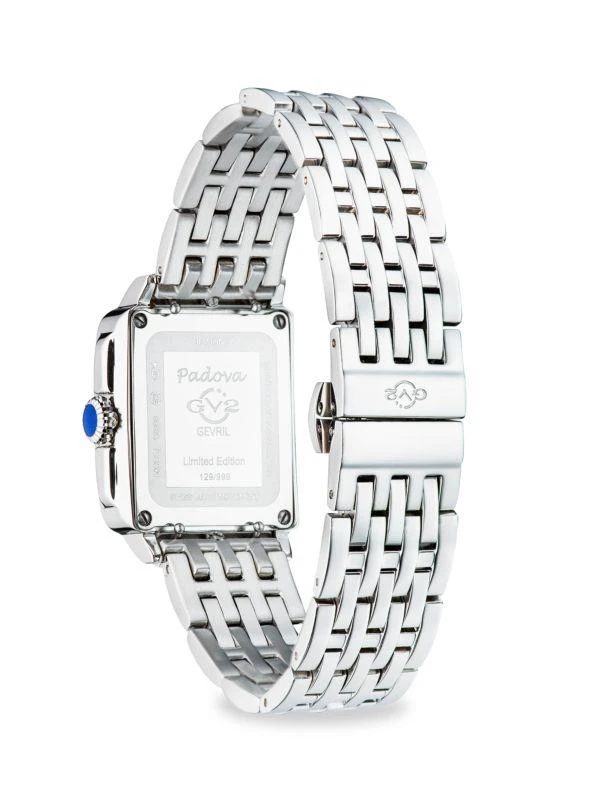 GV2 Padova 27MM Stainless Steel & Diamond Bracelet Watch 3