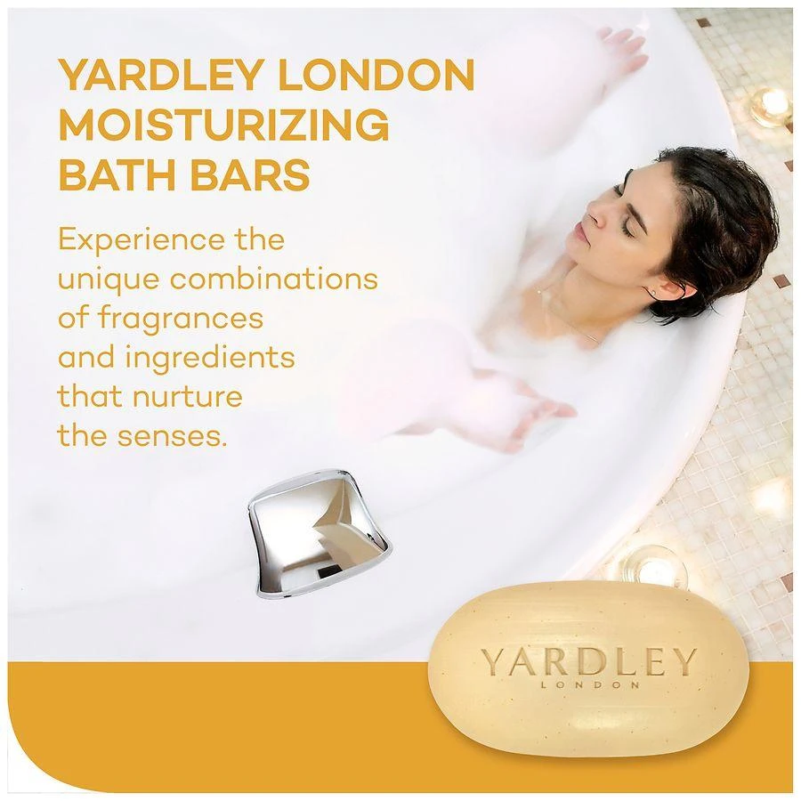 Yardley of London Nourishing Bath Bar Oatmeal & Almond 6