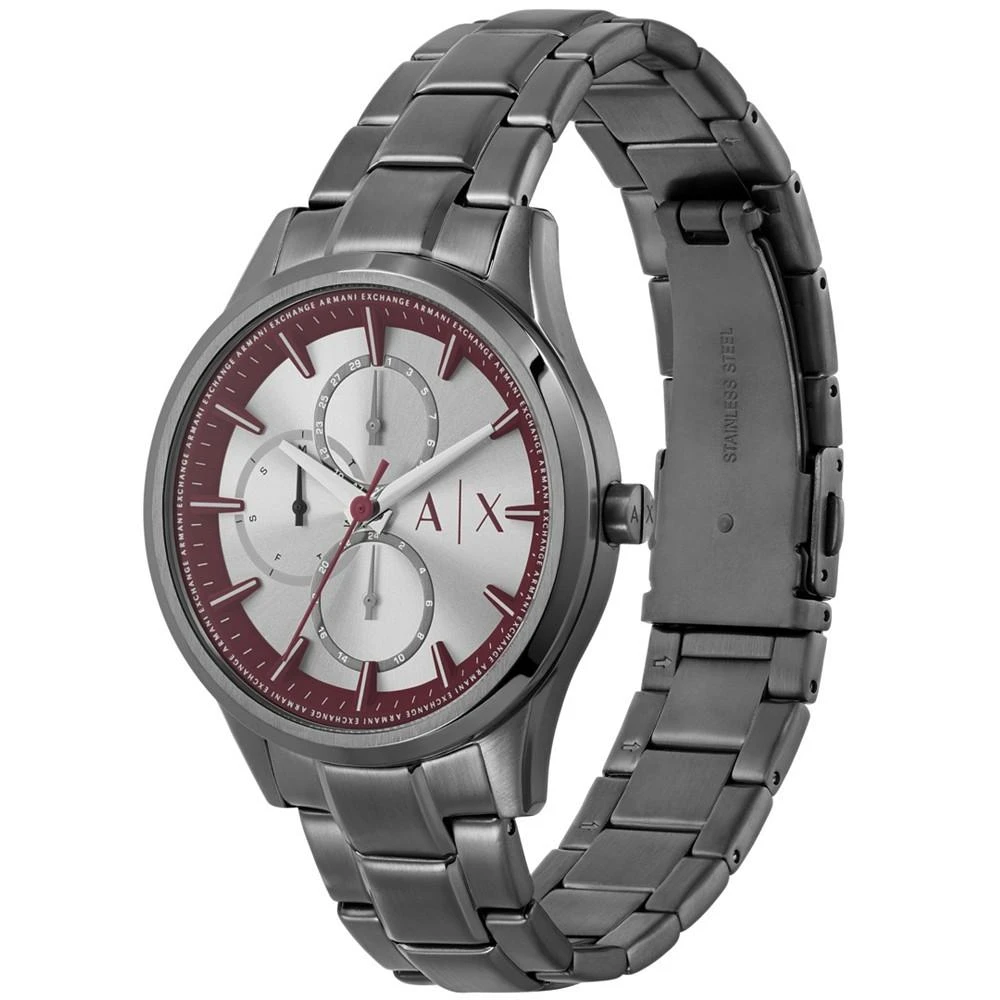 A|X Armani Exchange Men's Dante Multifunction Gunmetal Stainless Steel Watch 42mm 5