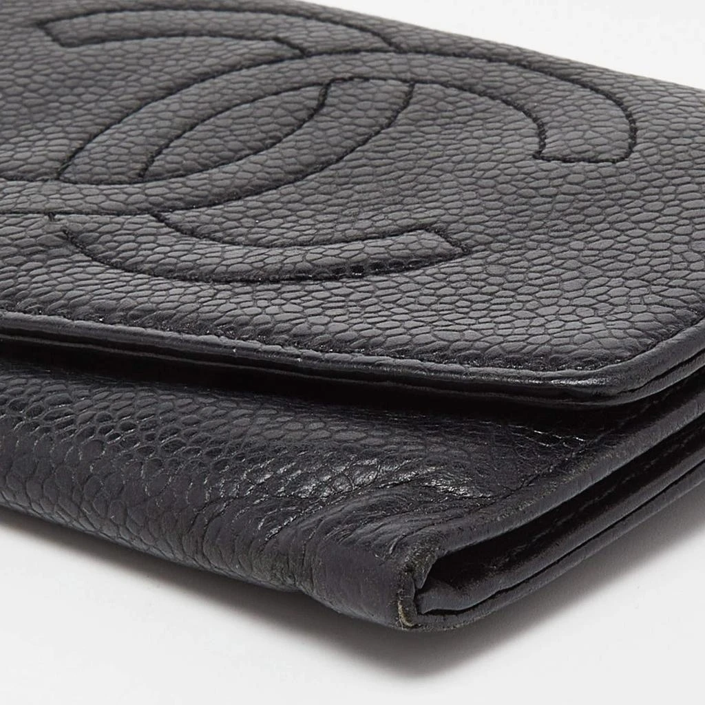 Chanel Chanel Black Caviar Leather CC Timeless Continental Wallet 10