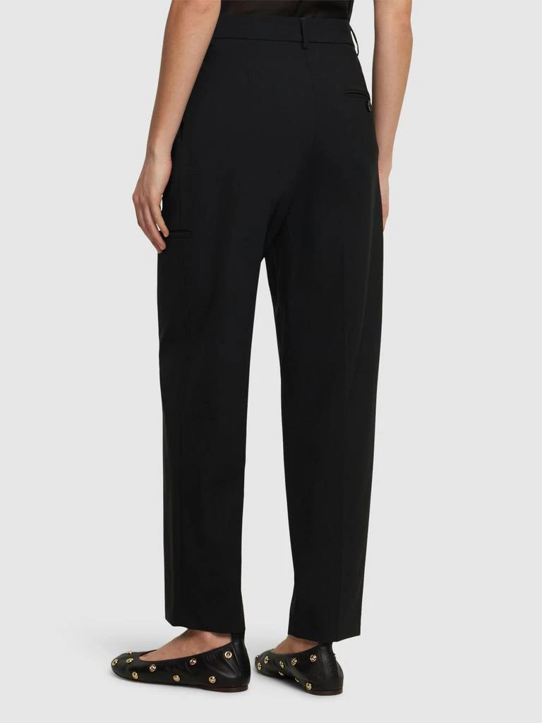 MSGM Wool Blend Tailored Straight Pants 2