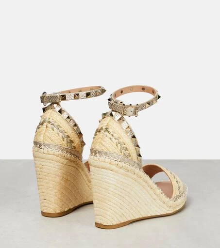 Valentino Rockstud espadrille wedges 3