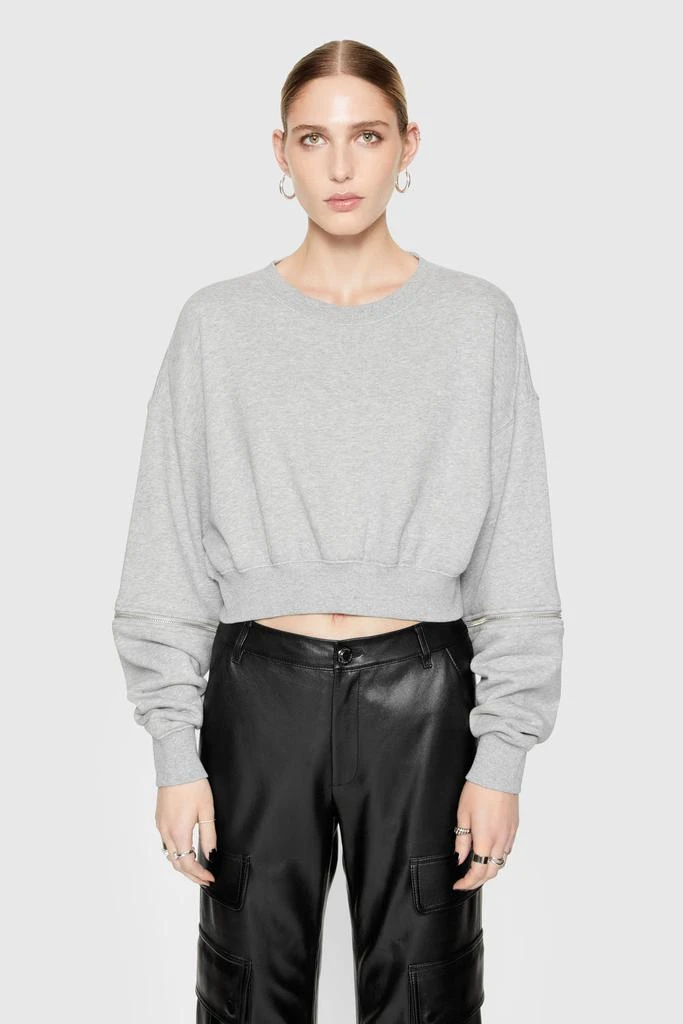 Rebecca Minkoff Annie Zip Sleeve Sweatshirt 1