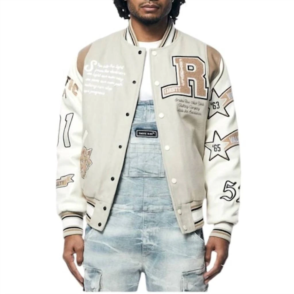 Smoke Rise Smoke Rise - Smoke Rise Torch Varsity Jacket 1