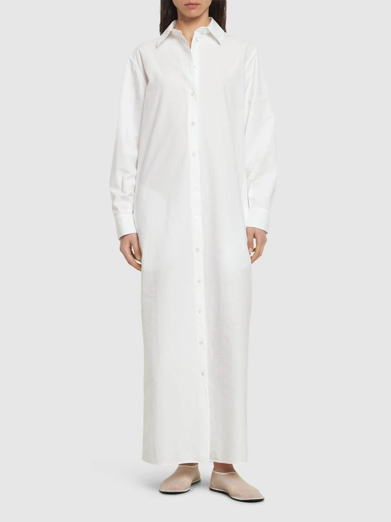 The Row Izumi Poplin Long Shirt Dress 1