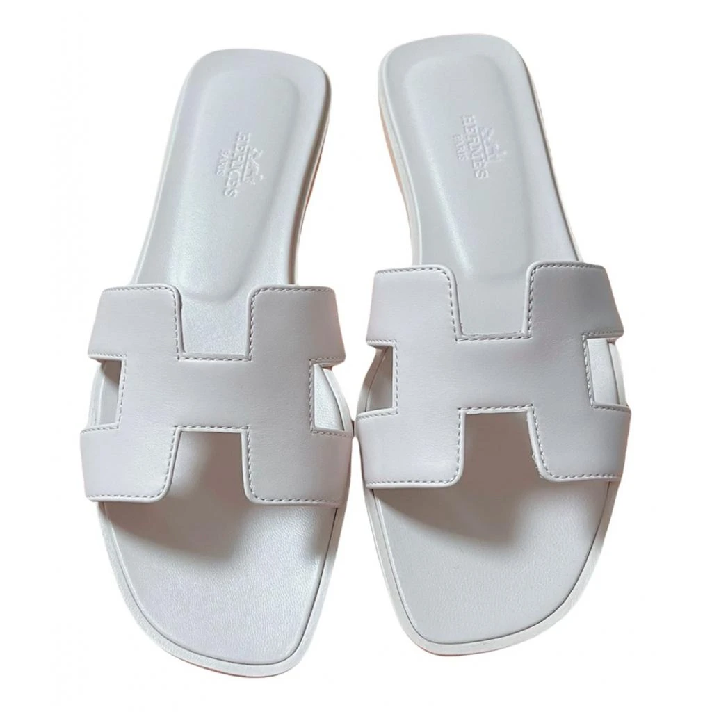 Hermes Hermès Oran leather sandal 1