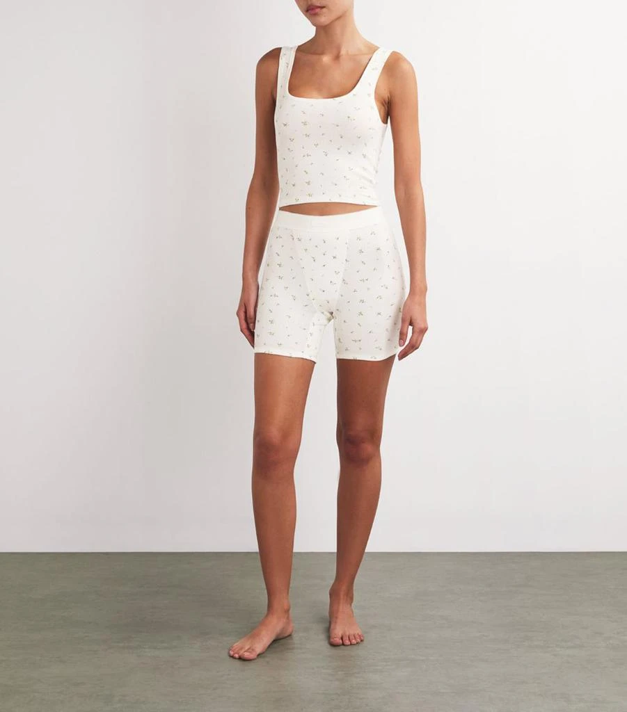SKIMS Cotton Rib Cropped Tank Tops (Pack of 3) 2