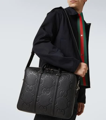 Gucci Jumbo GG leather briefcase 3
