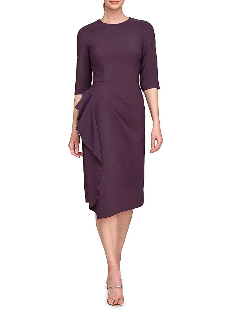 Kay Unger Esther Stretch Crêpe Cocktail Dress 2