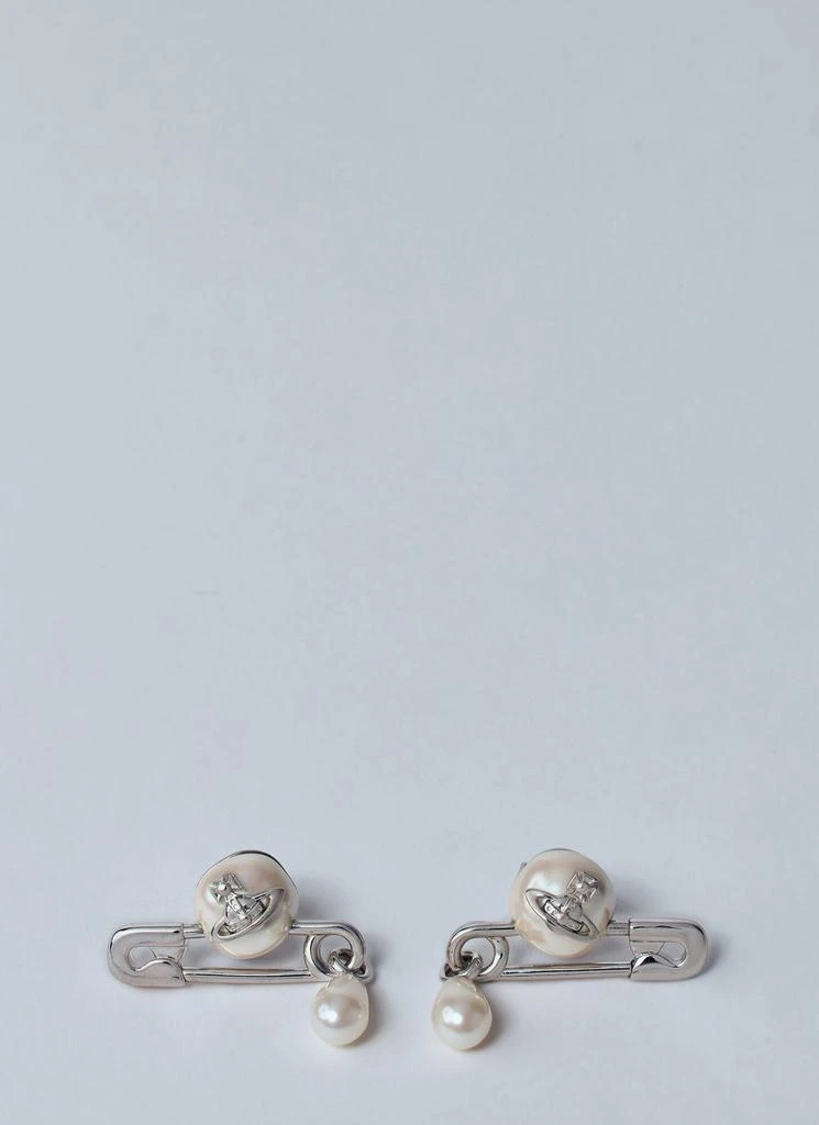 Vivienne Westwood Vivienne Westwood Claude Small Stud Embellished Earrings 1