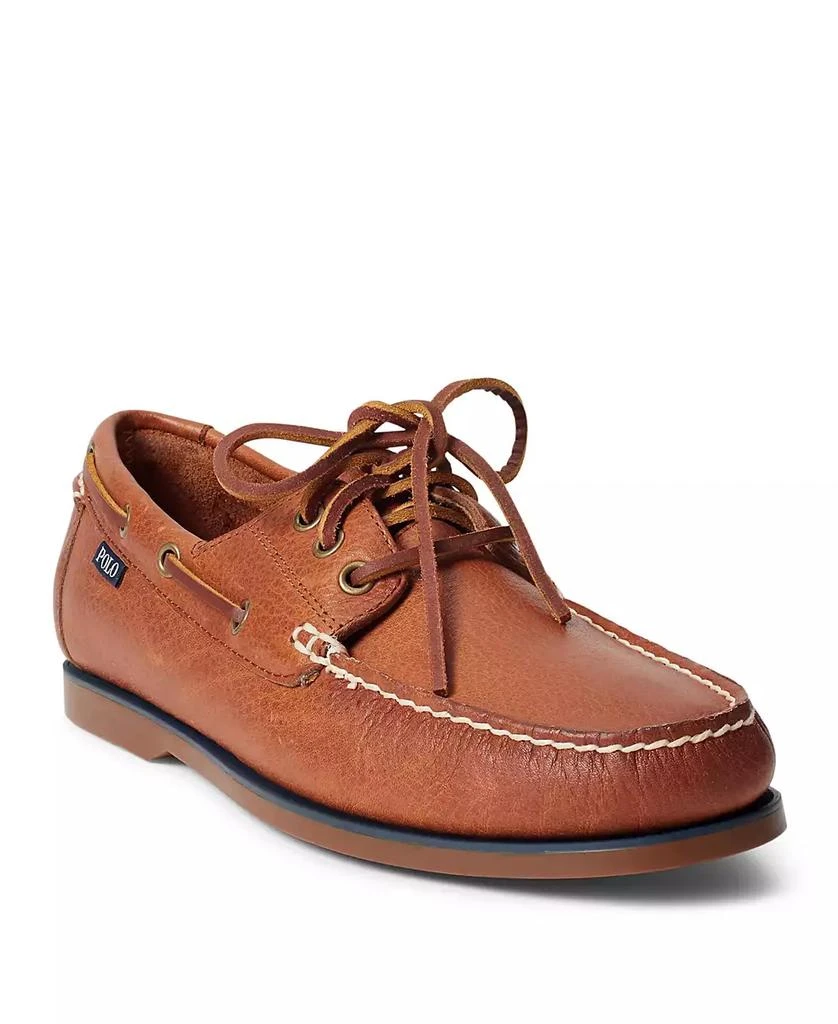Ralph Lauren Bienne Tumbled Leather Boat Shoes 1