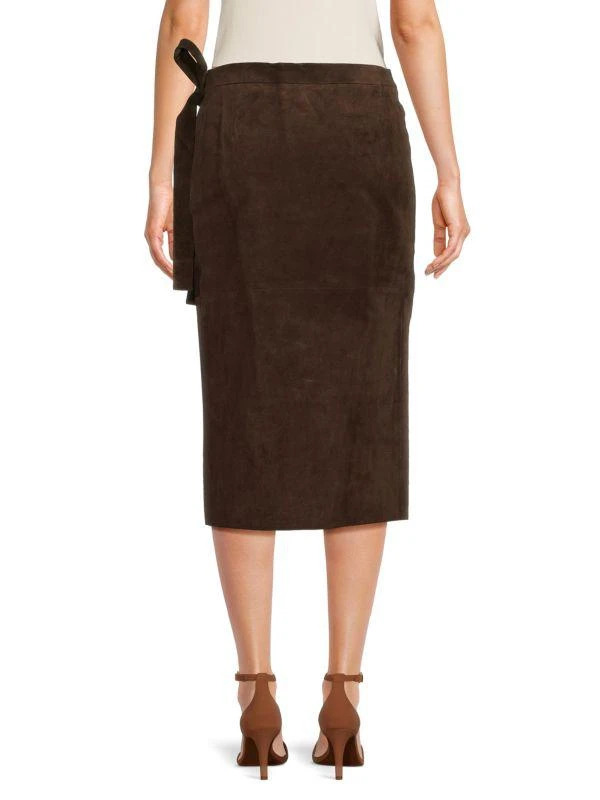 Tod's ​Suede Wrap Skirt 2