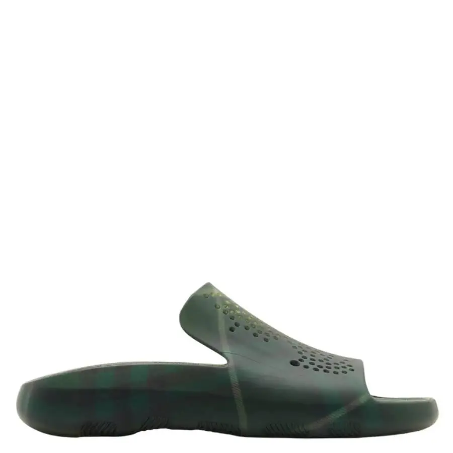 Burberry Men's Check Rubber Stingray Slides