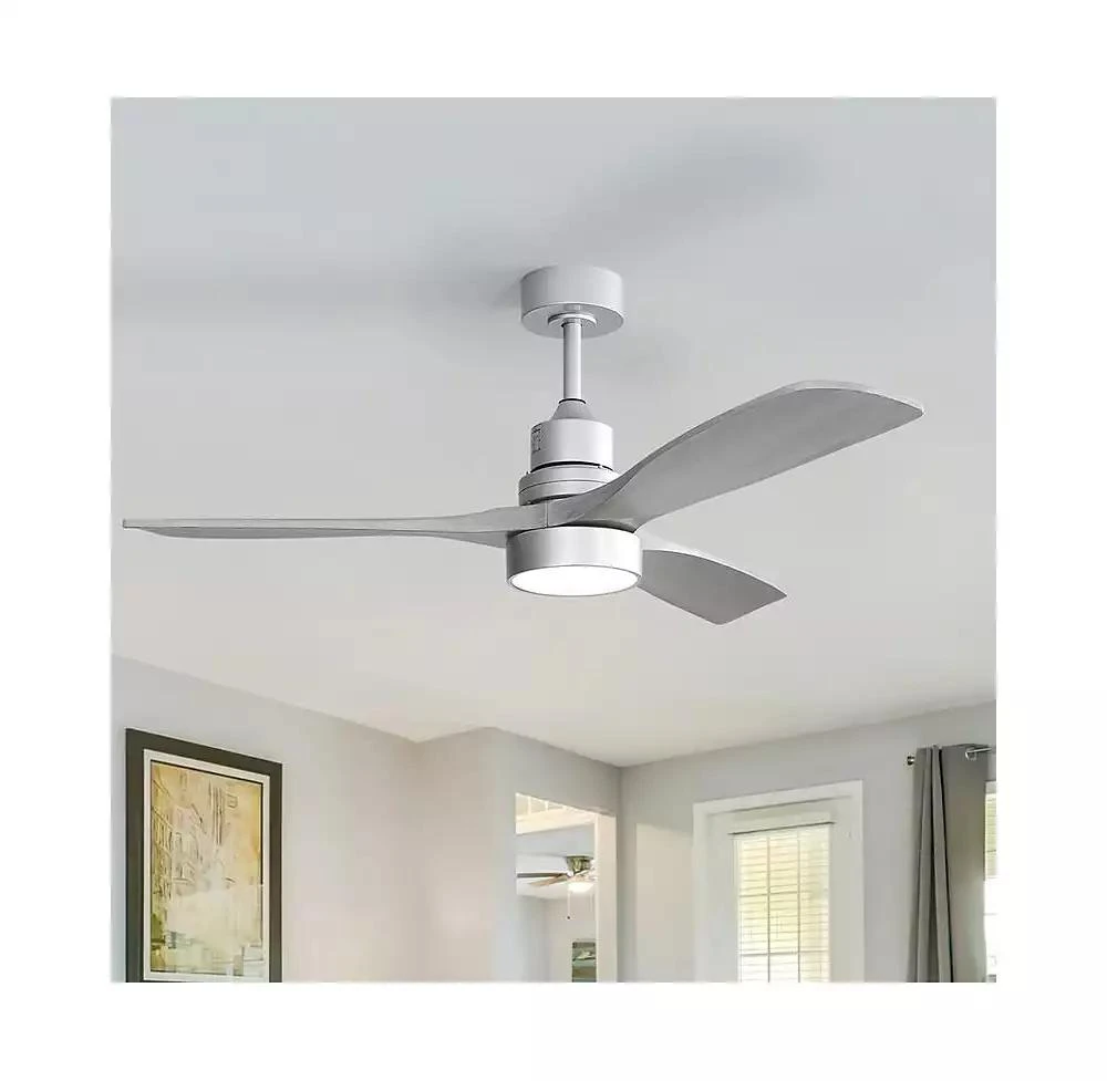 Sofucor 52-inch Modern 3 Blades 3 color Dimmable and Memory Function Light and Remote control Ceiling Fan