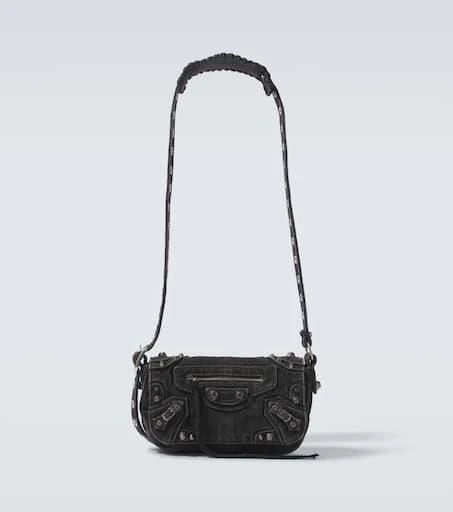 Balenciaga Le Cagole XS denim shoulder bag 1