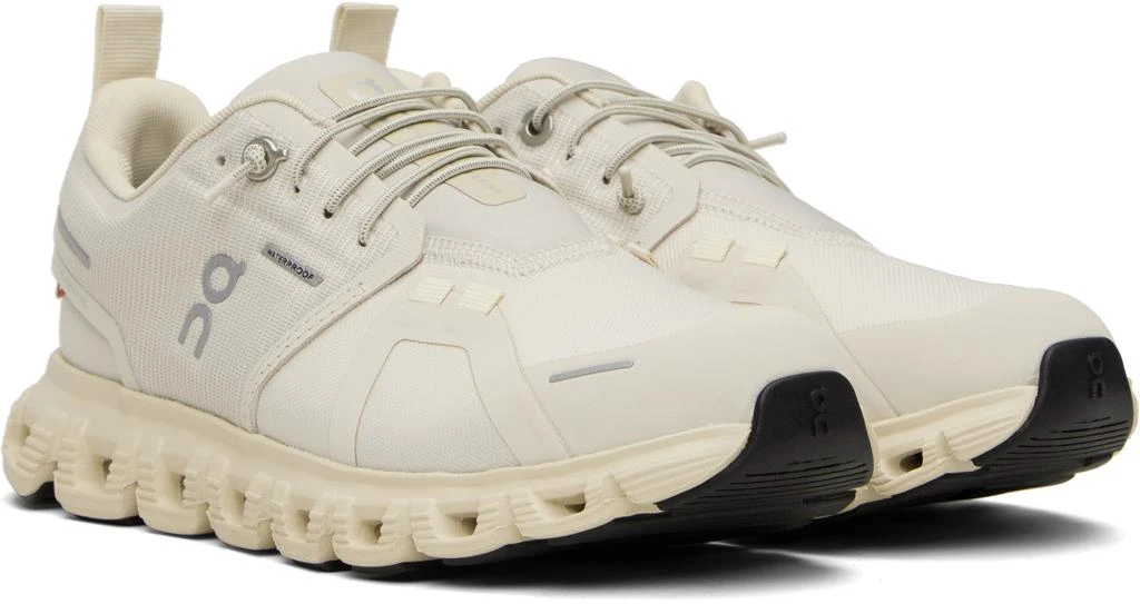 On Beige Cloud 6 Waterproof Sneakers 4