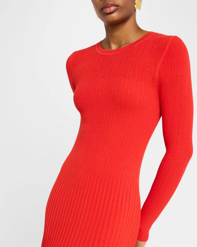 VERONICA BEARD Nami Knit Midi Dress 7