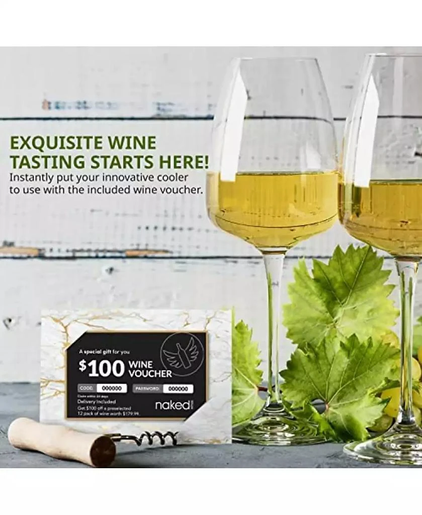 Schmecke Freestanding Wine Refrigerator, 12 Bottle Wine Cooler 2