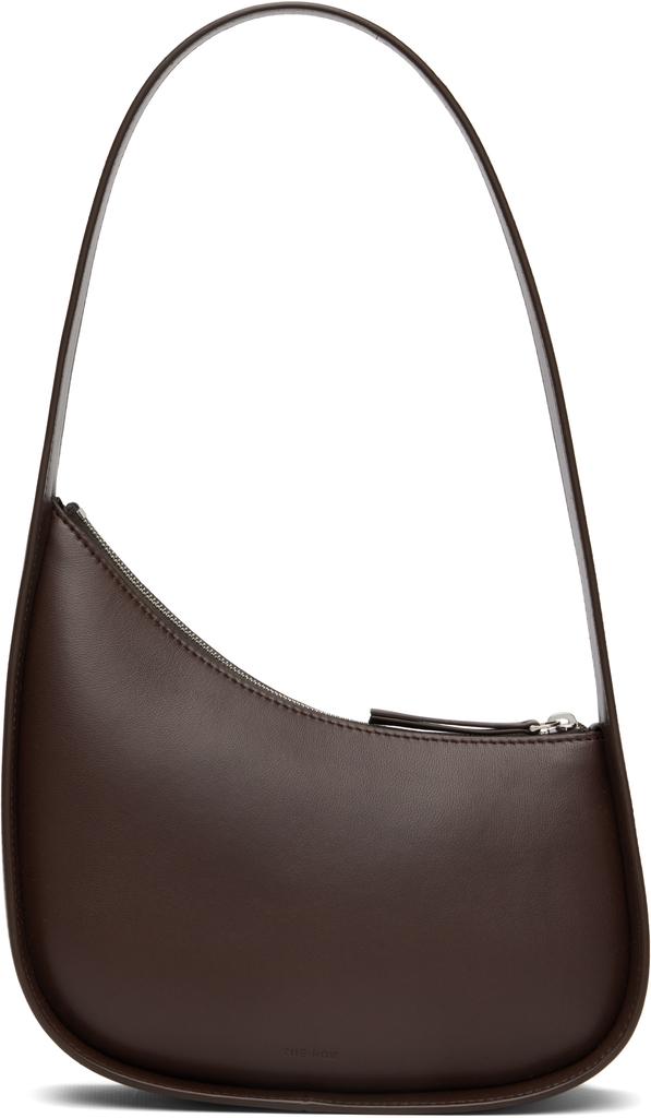 The Row Ingrid Saddle Shiny Leather Bag - Shoulder Bags