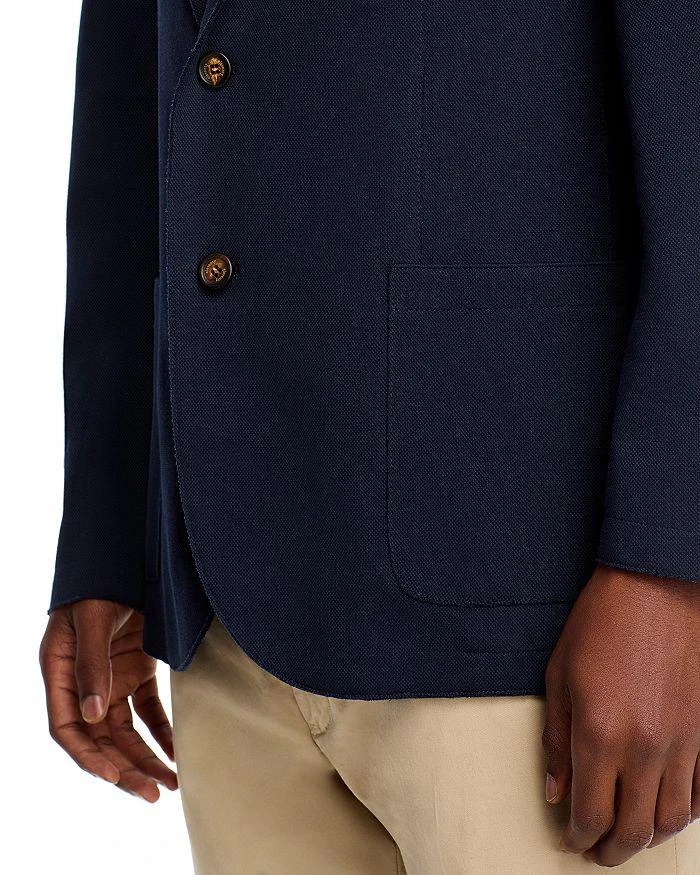 ELEVENTY Cotton Pique Jersey Removable Hood Soft Jacket 8
