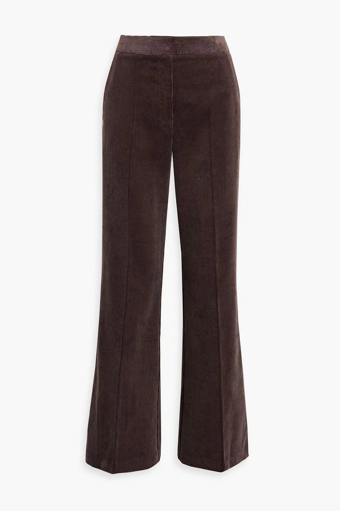 IRIS & INK Felicity cotton-corduroy flared pants 1