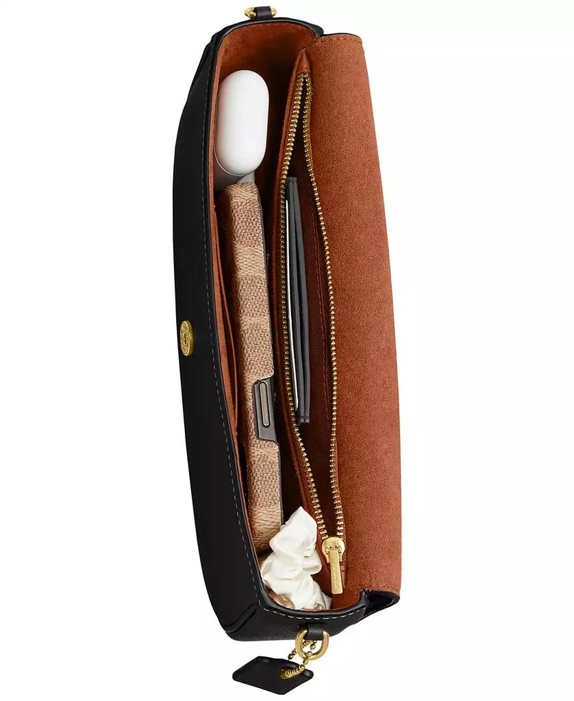 Coach Brook Small Leather Flap Chain Bag 8