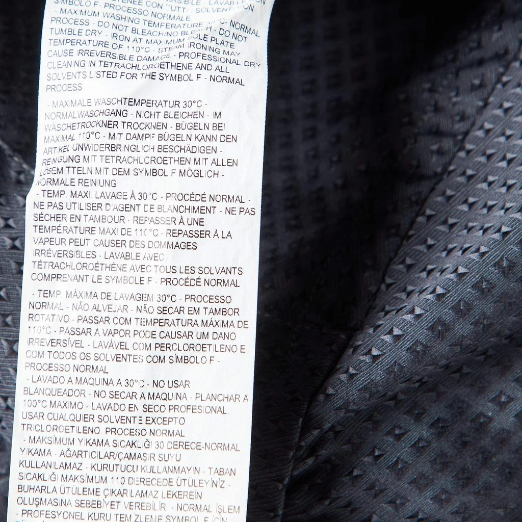 Giorgio Armani Giorgio Armani Grey Patterned Cotton Buttoned Up Shirt M 7
