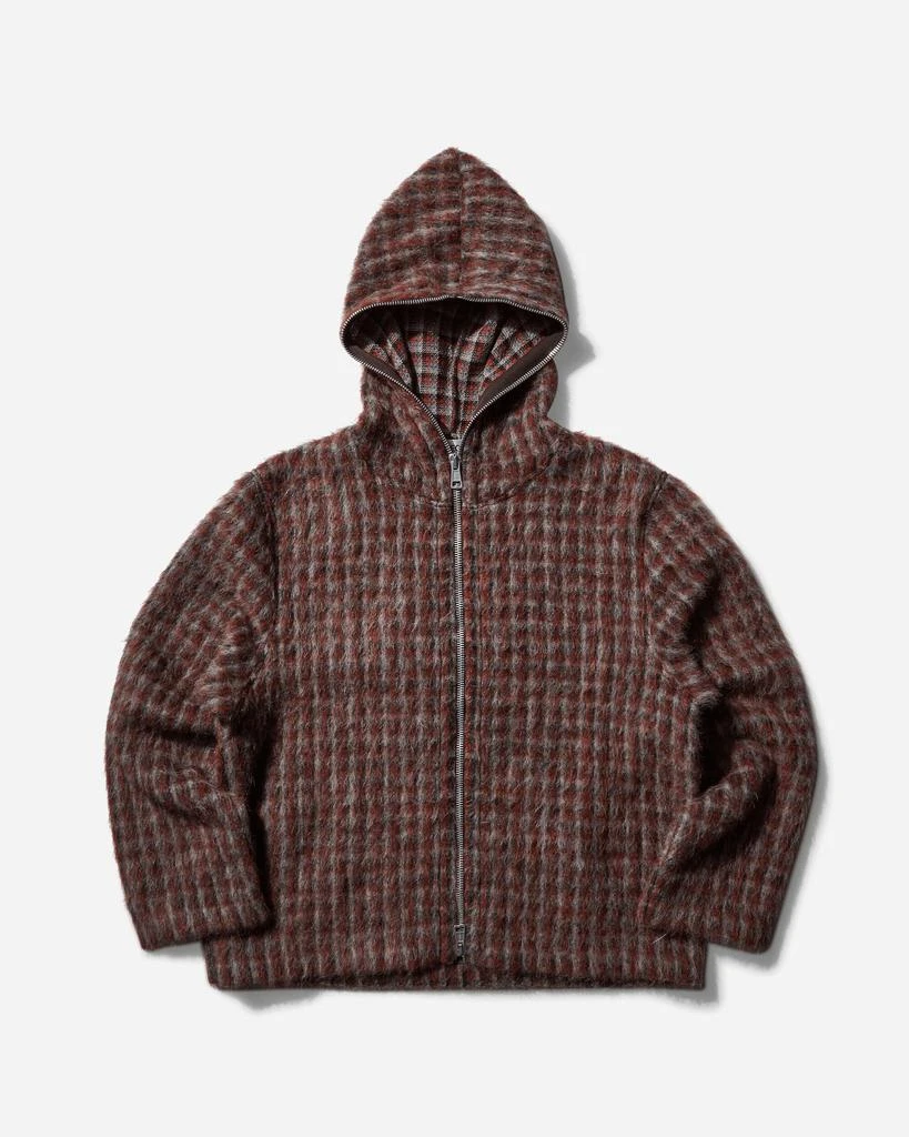 Our Legacy Men's Full Zip Hoodie Boston Check 1