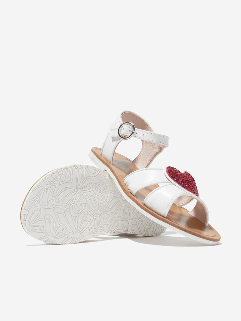 Sophia Webster Girls Amora Sandals in White