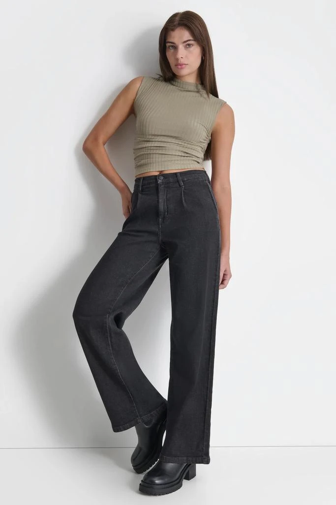 DKNY FRONT PLEAT WIDE LEG TROUSER 3