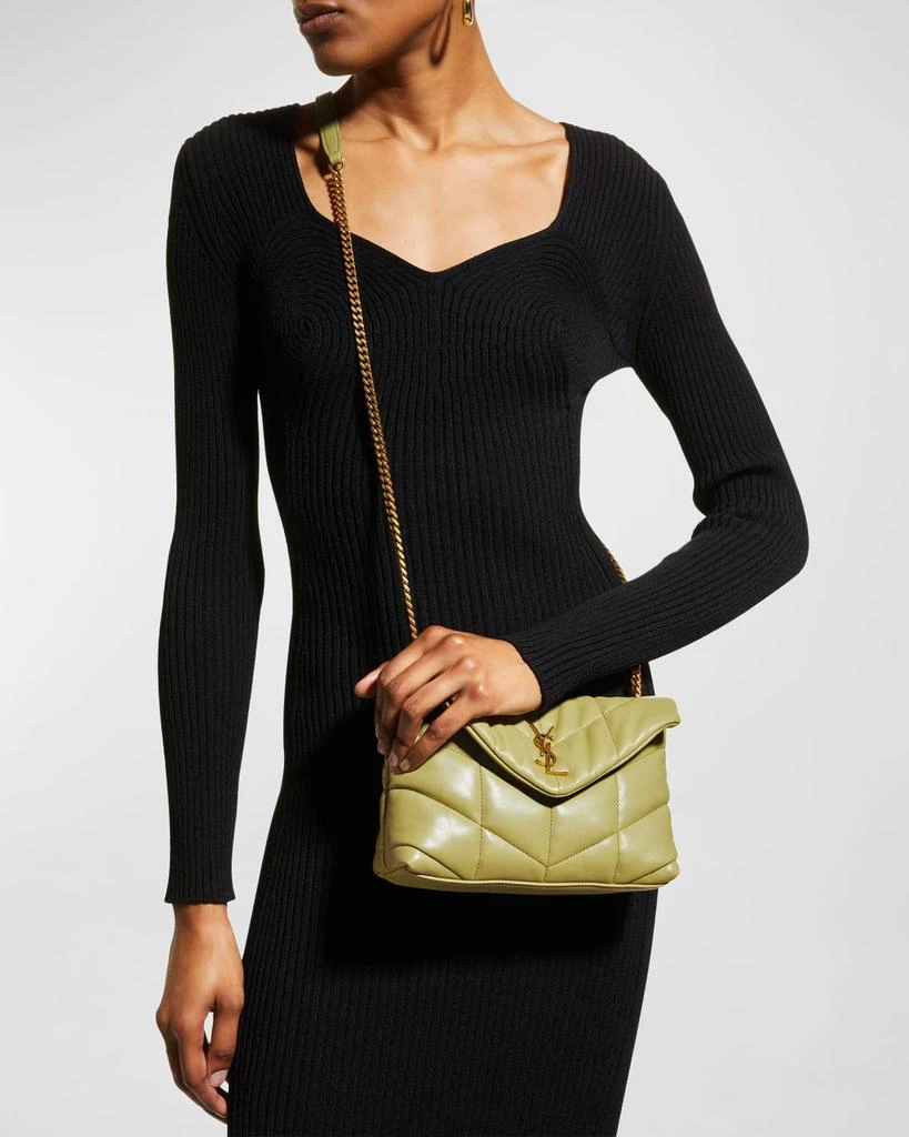 Yves Saint Laurent Lou Puffer Toy YSL Crossbody Bag in Quilted Leather 6