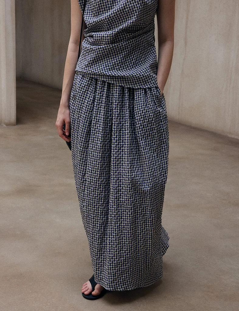 Pixie Market Gingham Cocoon Skirt-PREORDER 2