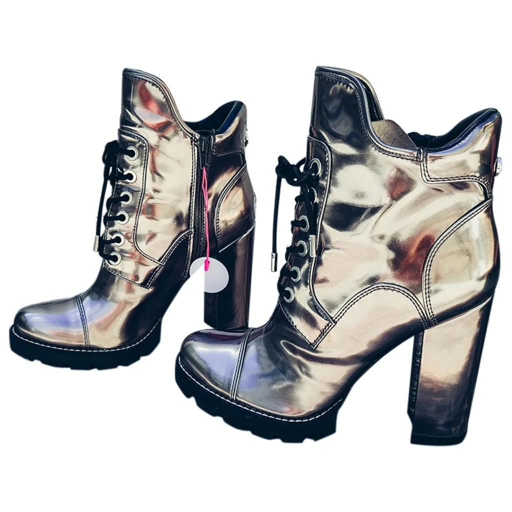 GUESS Guess Patent leather lace up boots 1