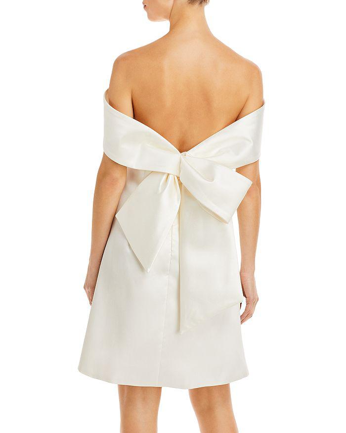 Amsale Off The Shoulder Shift Dress