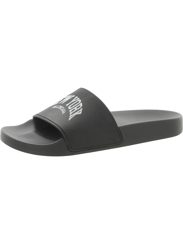 Balenciaga Womens slip on flat Pool Slides 1