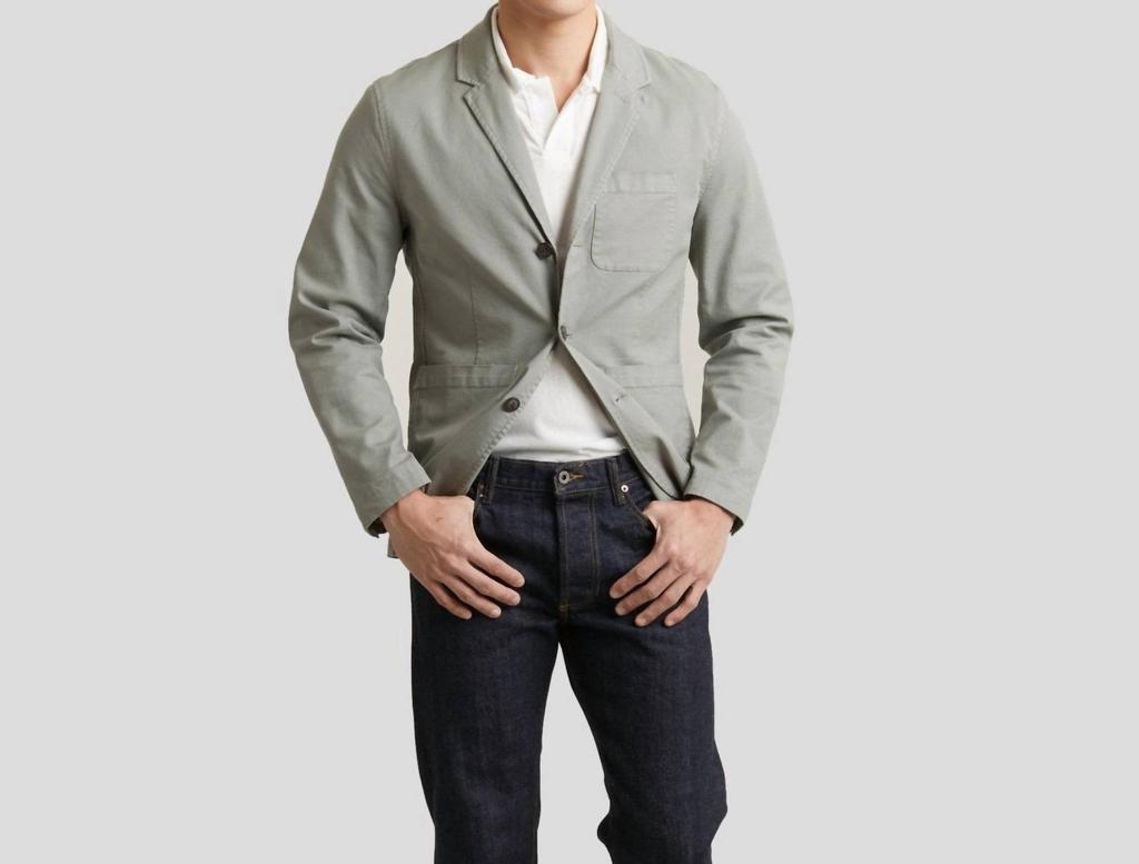 Grayers Newport Stretch Sport Coat In Dusty Olive