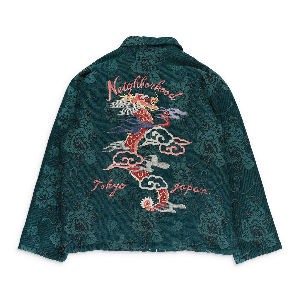 NEIGHBORHOOD NH X MALBON GOLF . QUARTER ZIP JACKET XL