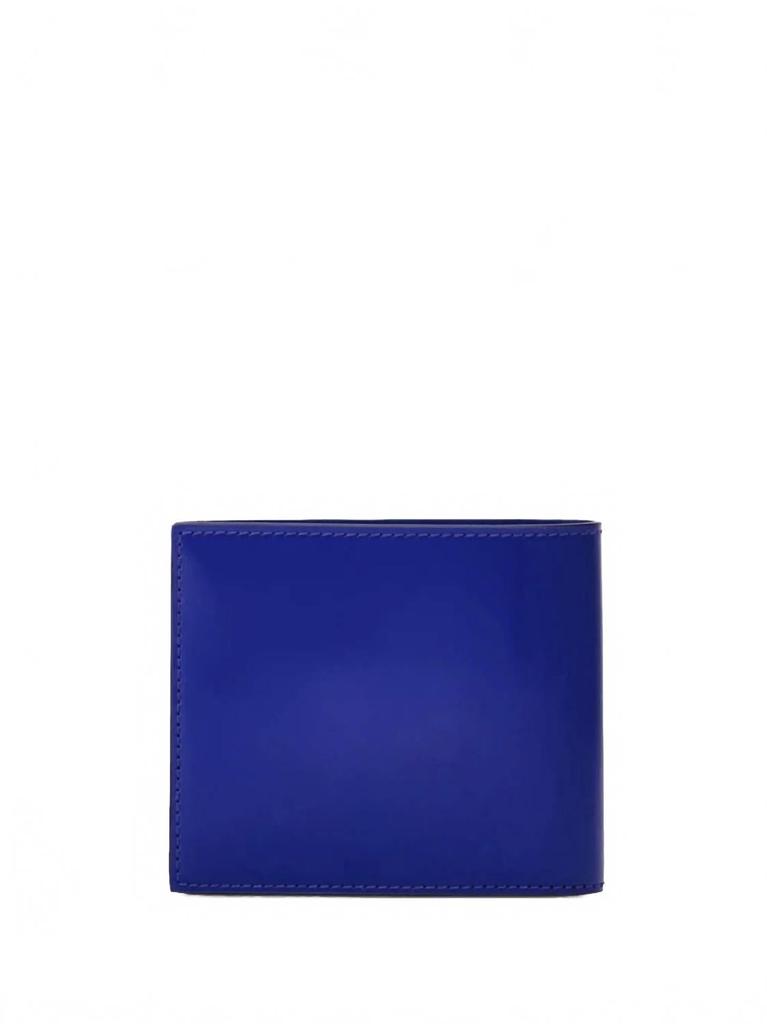 Salvatore Ferragamo Men's Embossed Logo Leather Bifold Wallet In Lapis