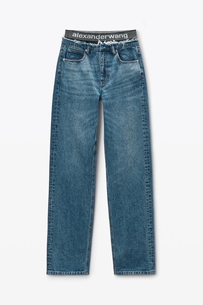 Alexander Wang indigo pre-styled ez jeans