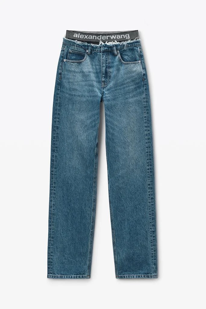 Alexander Wang indigo pre-styled ez jeans 2