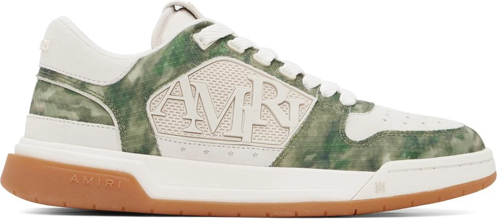 AMIRI Beige 
Khaki Camo Classic Low Sneakers 1