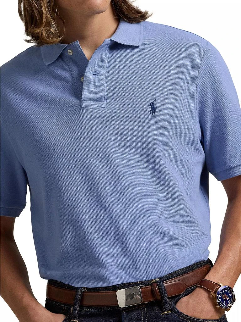 Ralph Lauren Basic Mesh-Knit Polo Top 4